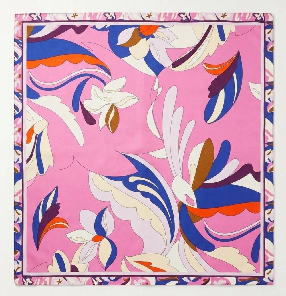 Zara 100% Silk Head Scarf